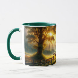 Peaceful Morning Custom Horse Mug Tasse