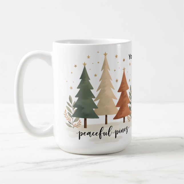 Peaceful Pines 2  Kaffeetasse (Links)