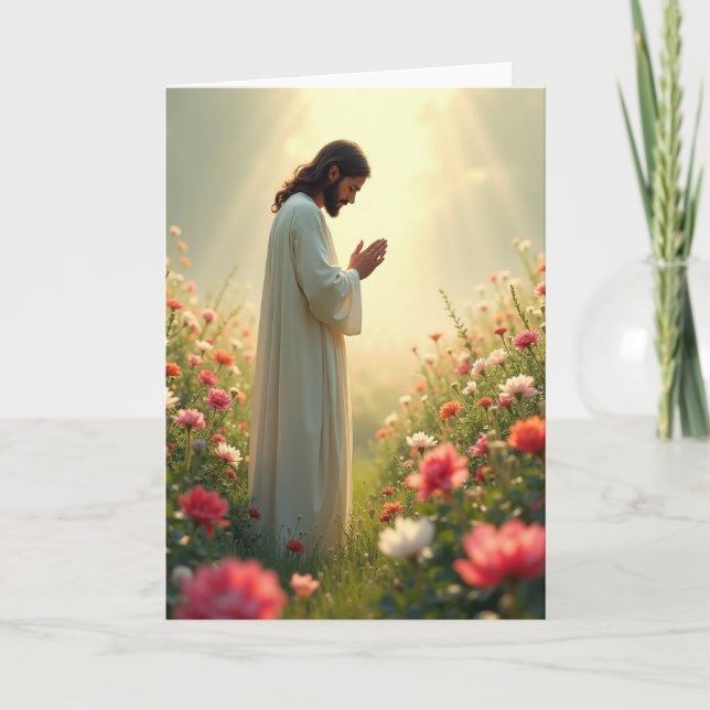 Peaceful Reflection Scene Card Karte (Vorderseite)