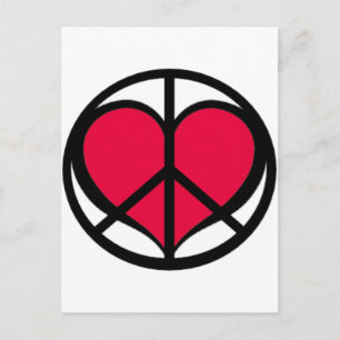 PeaceLove Postkarte