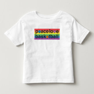 PeaceLoveBasketball PRIDE Kleinkind Jersey T - Shi T-shirt