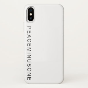 PeaceMinusOne Iphone Fall iPhone X Hülle