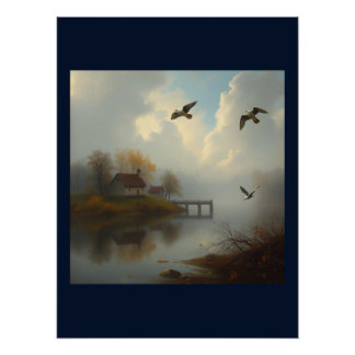 Peacetime Series Canvas Print Poster