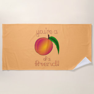 Peach a Friend Strandtuch