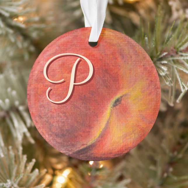 Peach Akryllische Ornament (Baum)