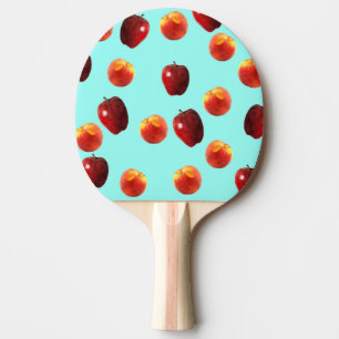 Peach and Apple Ping Pong Paddle Tischtennis Schläger