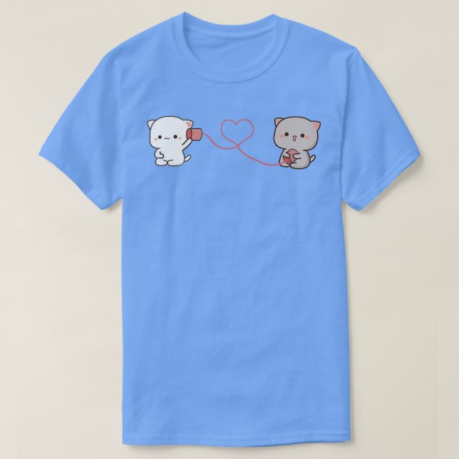 peach and goma mochi cat 1  T-Shirt (Design vorne)