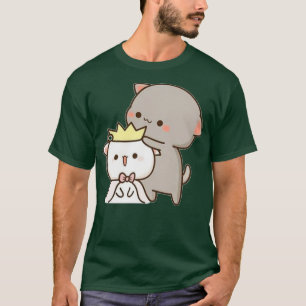 Peach and goma mochi cat  T-Shirt