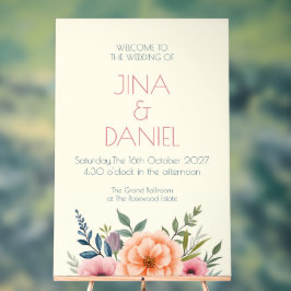 Peach and Petal Dream Acrylschild