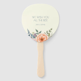 Peach and Petal Dream Fächer