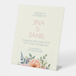 Peach and Petal Dream Sockelschild