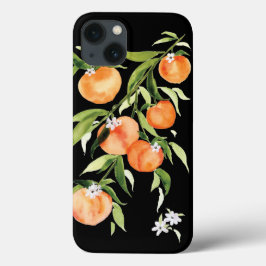Peach apricot Sommerfrucht Aquarell Case-Mate iPhone Hülle