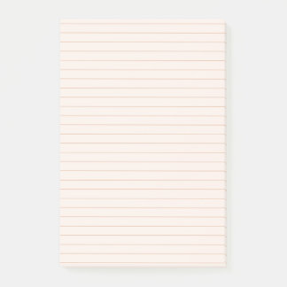 Peach Ästhetische Lined Post-It-Notes Post-it Klebezettel