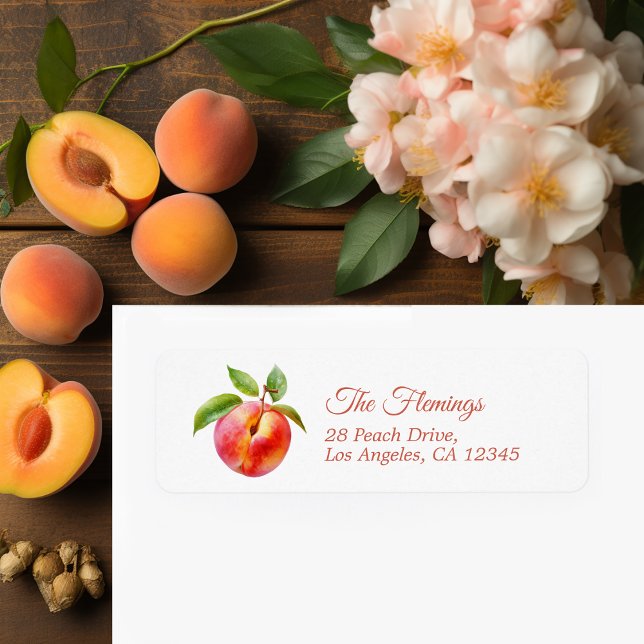 Peach Baby Dusche (Peach Fuzz Baby Shower)