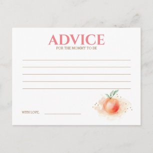 Peach Baby Showcard Postkarte
