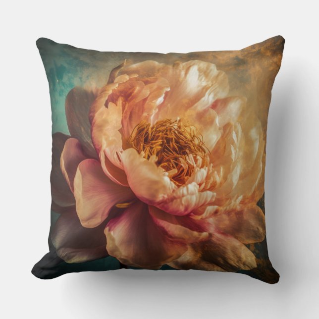 Peach Beauty Kissen (Vorderseite)