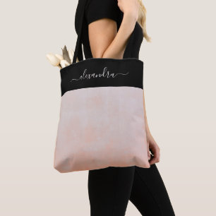 Peach Black rustikal elegant personalisiert