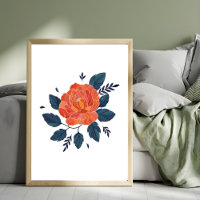 Peach Blossom Floral Art