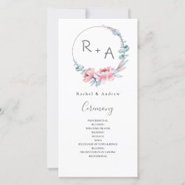 Peach Blossom | Hochzeitsprogramm für Flora