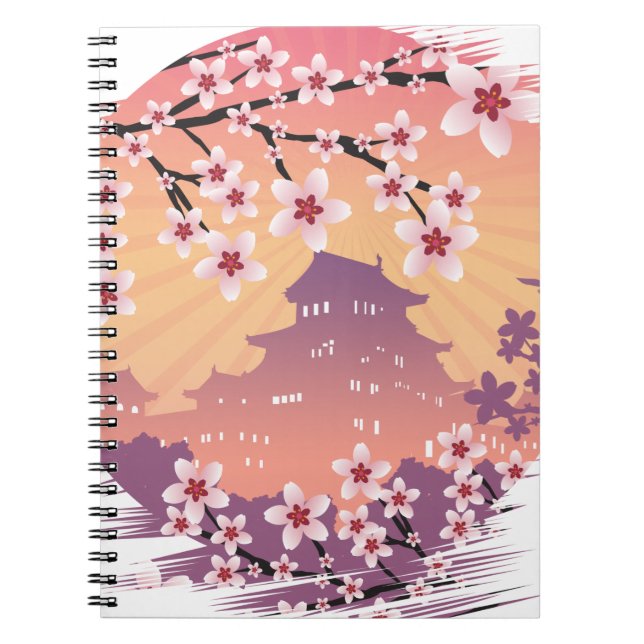 Peach Blossom Notizblock (Vorderseite)