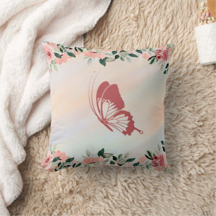 Peach-Blume Kissen
