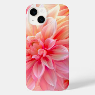 Peach Blush Dahlia Blossom Case-Mate iPhone 14 Hülle