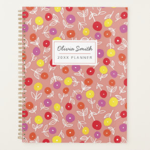 Peach Botanical Peach Floral 2024 Planer