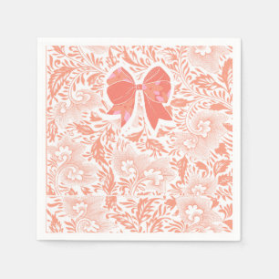 Peach-Brautparty Serviette