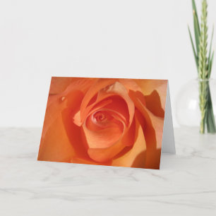 Peach Burst Greeting Card Karte