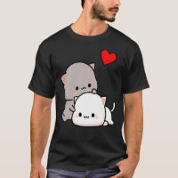 Peach Cat and Goma Liebe Versage nie Classic T-Shi