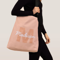 Peach color of 2024 with custom Monogram name