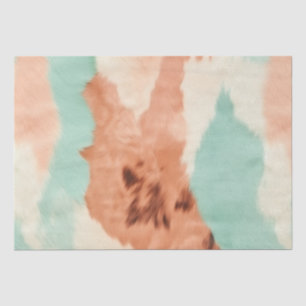 Peach Cream Mint Cowgirl Cowhide Seidenpapier