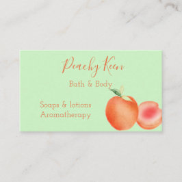 Peach Design Standard, 3,5 Zoll x 2,0" Visitenkart Visitenkarte