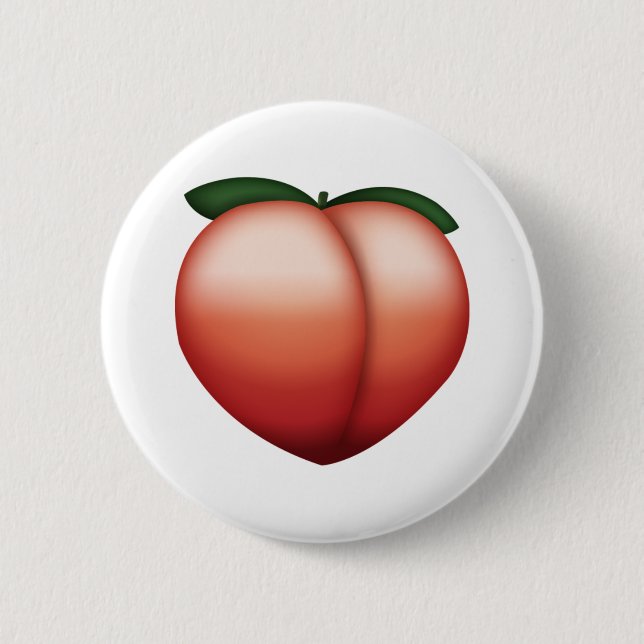 Peach - Emoji Button (Vorderseite)