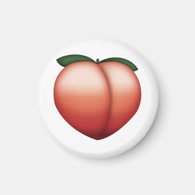 Peach - Emoji Magnet (Vorne)