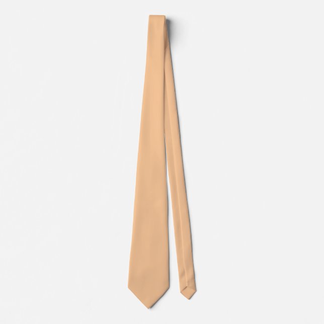 Peach FBC896 Color with Add Your Name Option Krawatte (Vorderseite)