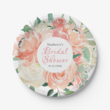 Peach Floral Medley Brautparty