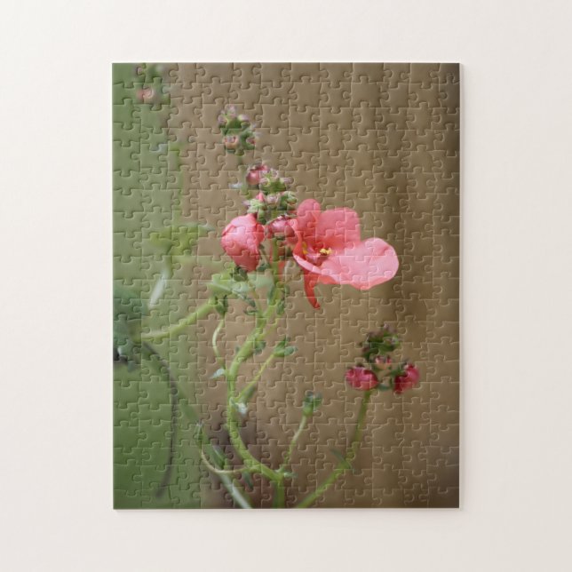 Peach Floral Puzzle (Vertikal)