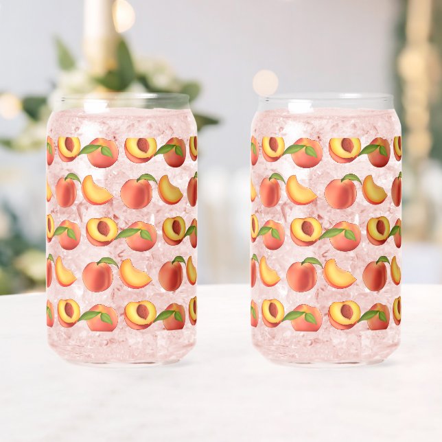 Peach Fruit Muster Dosenglas (Insitu (Hochzeit))
