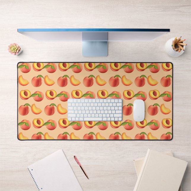 Peach Fruit Muster Schreibtischunterlage (Büro 1)