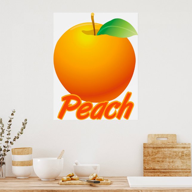 Peach Fruit Poster (Von Creator hochgeladen)