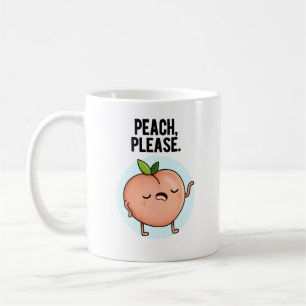 Peach Funny Fruit Pub Kaffeetasse