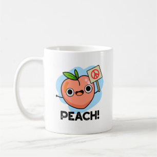 Peach Funny Peace Fruit Pub Kaffeetasse