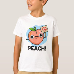 Peach Funny Peace Fruit Pub T-Shirt
