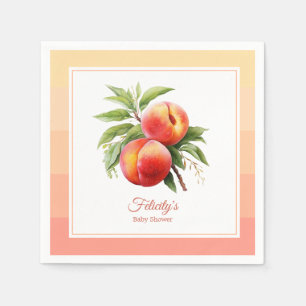 Peach Fuzz Baby Dusche Serviette