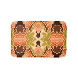 Peach Fuzz Boho Shabby Chic Geometrie Abstrakte Ku Badematte