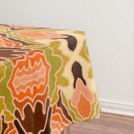 Peach Fuzz Boho Shabby Chic Geometrie Abstrakte Ku Tischdecke