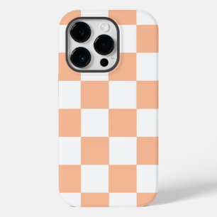 Peach Fuzz Checkered Gingham Pattern Case-Mate iPhone 14 Pro Hülle