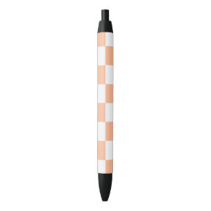 Peach Fuzz Checkered Gingham Pattern Kugelschreiber
