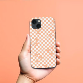 Peach Fuzz Cherry Gingham Pattern Case-Mate iPhone Hülle
